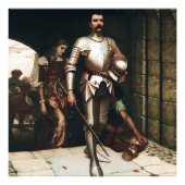 “Overwinning” Middeleeuwse Schilderij door Edmund  Foto Afdruk (Voorkant)