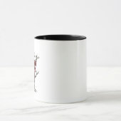Overwinning na angst - Tree Design Coffee Mok (Midden)