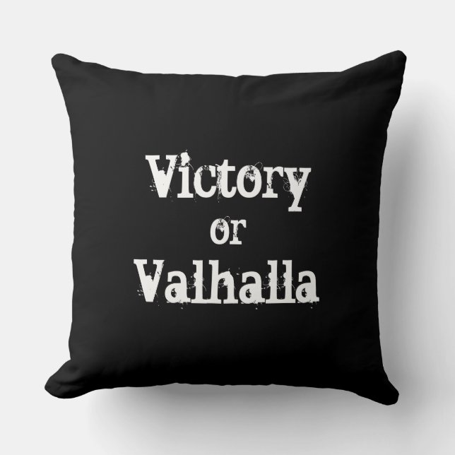 Overwinning of Valhalla cadeau Kussen (Voorkant)
