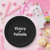 Overwinning of Valhalla cadeau Papieren Bordje (Feest)