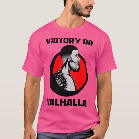 Overwinning of Walhalla MMA Fight Logo T-shirt (Voorkant)
