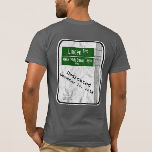 Overwinning op de straten - Phife Dawg Way T-shirt (Achterkant)