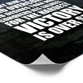 Overwinning op eigen Poster (Hoek)