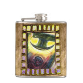 Overwinning over het kwaad heupfles (Voorkant)