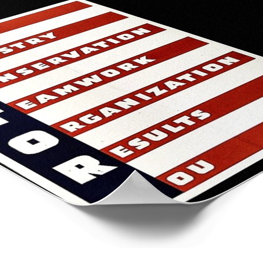 Overwinning Poster (Hoek)