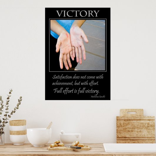 Overwinning Poster (Keuken)