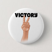 Overwinning Ronde Button 5,7 Cm (Voorkant)