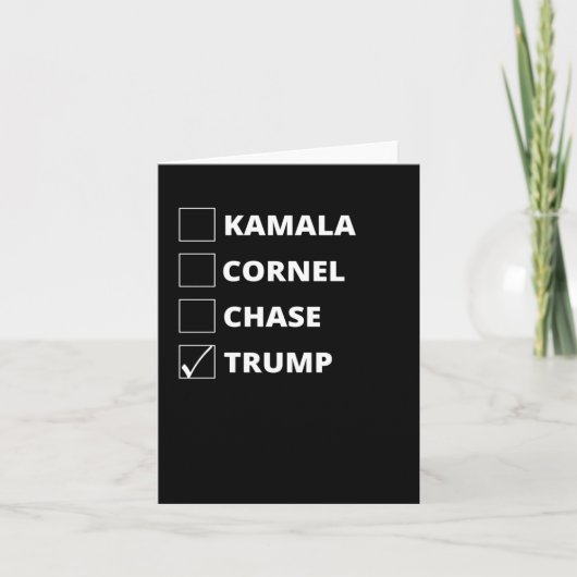 Overwinning Trump 2024 Kaart (Voorkant)