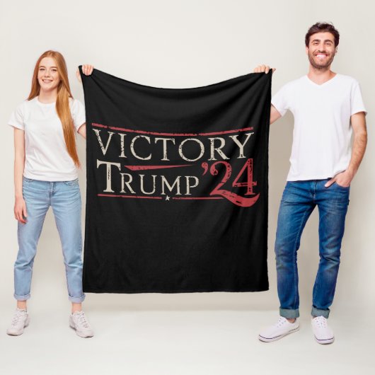 Overwinning Trump 24 Republikeinse President 47 VS Fleece Deken (In situ)