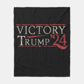 Overwinning Trump 24 Republikeinse President 47 VS Fleece Deken (Voorkant)