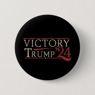 Overwinning Trump 24 Republikeinse President 47 VS Ronde Button 5,7 Cm