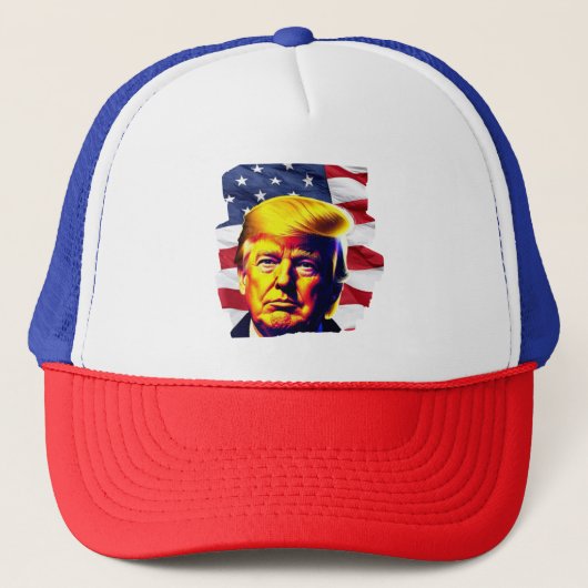 Overwinning Trump - Trucker Hat Trucker Pet (Voorkant)