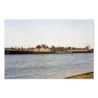 Overwinning van grote meren steamer Cliffs