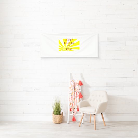 overwinning van Jezus Spandoek (Insitu)