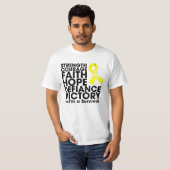 Overwinning van testikelkankerhoop Sterkte T-shirt (Voorkant volledig)