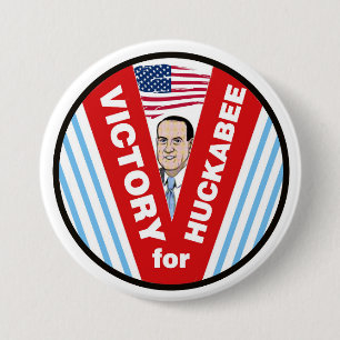 Overwinning voor Huckabee 2016 Ronde Button 7,6 Cm