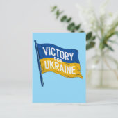 Overwinning voor Oekraïne Vlag, Pro-Oekraïne Patri Briefkaart (Staand voorkant)