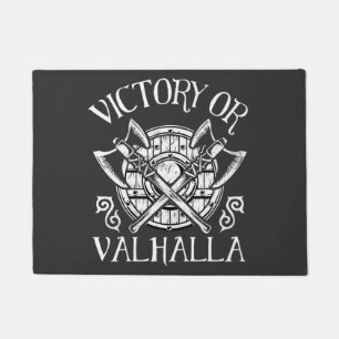 Overwinning voor Valhalla - Schild en bijl Deurmat