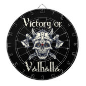Overwinning voor Valhalla - Skull Dartbord (Voorkant)