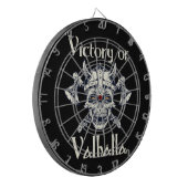 Overwinning voor Valhalla - Skull Dartbord (Voorkant Links)