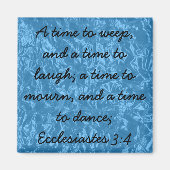 Overwinningen van God bijbel vers Prediker 3:4 Magneet (Voorkant)