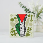 Overwinningsbord Handweerstand Rode driehoek symbo (Staand voorkant)