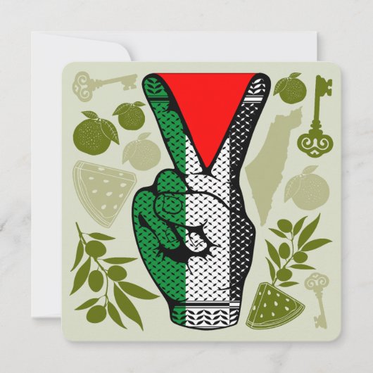 Overwinningsbord Handweerstand Rode driehoek symbo (Voorkant)