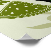 Overwinningsbord Handweerstand Rode driehoek symbo Poster (Hoek)