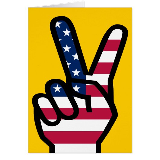 Overwinningsbord met Amerikaanse vlag (Voorkant)