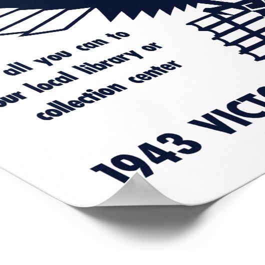 Overwinningscampagne 1943 — WWII Poster (Hoek)