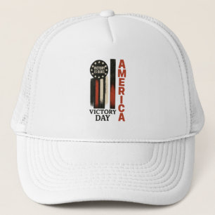 Overwinningsdag Patriottische Amerikaanse Kunst Me Trucker Pet