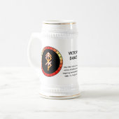 Overwinningsdans Bind Rune Drinkpul Bierpul (Voorkant links)