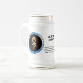 Overwinningsdans Bind Rune Drinkpul Bierpul (Voorkant links)