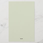 Overwinningshand weerstands rode driehoek symbool briefpapier (Achterkant)