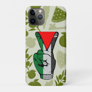 Overwinningshand weerstands rode driehoek symbool Case-Mate iPhone case