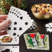 Overwinningshand weerstands rode driehoek symbool pokerkaarten (Insitu)