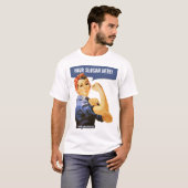 Overwinningsmeisje maakt je verklaring af! t-shirt (Voorkant volledig)