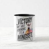 "Overwinningsmentaliteit Motivatie Mok" Mok (Midden)