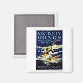 Overwinningsobligaties helpen dit tegen te houden magneet (Voorkant / Achterkant)