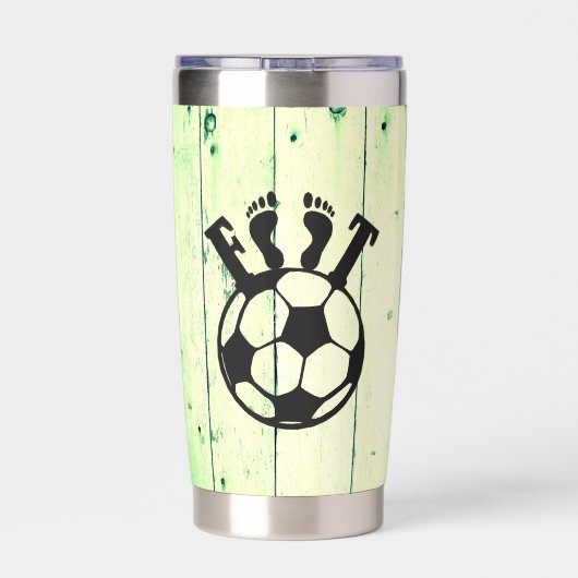 Overwinningsspoor Geïsoleerde Drinkbeker (Achterkant)