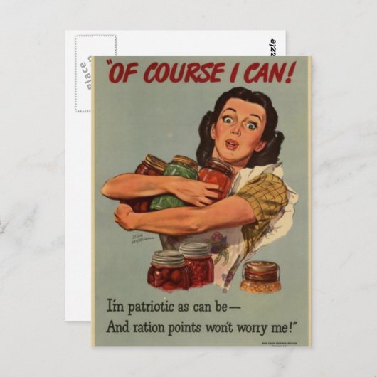 Overwinningstuin natuurlijk, ik kan briefkaart (Voorkant / Achterkant)