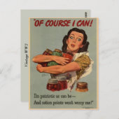 Overwinningstuin natuurlijk, ik kan WW2 Briefkaart (Voorkant / Achterkant)