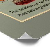 Overwinningstuin van de Vintage, natuurlijk, ik ka Poster (Hoek)