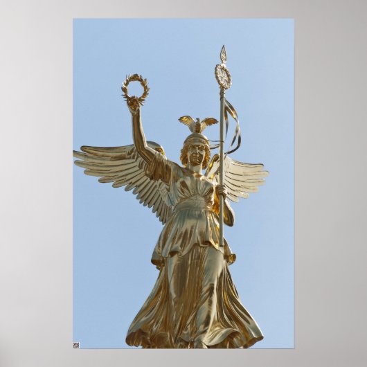 Overwinningszuil in Berlijn Poster (Voorkant)