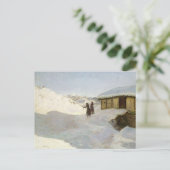 Overwinteren bij Vagsil in Telemark | Jacob Gloers Feestdagenkaart (Staand voorkant)