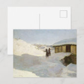 Overwinteren bij Vagsil in Telemark | Jacob Gloers Feestdagenkaart (Voorkant / Achterkant)