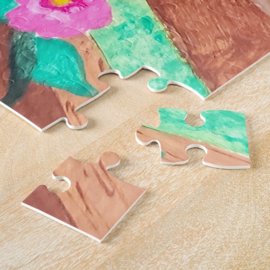 Overwoekerd  legpuzzel (Zijkant)