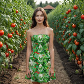 Overwoekerde tomatentuin stof