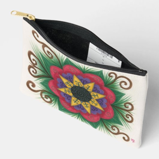 Overwoekerde tuinhandtas etui (Open)