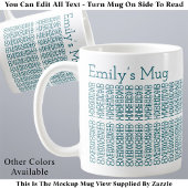 Overworked. Underpaid. Office Work Hidden Message Koffiemok